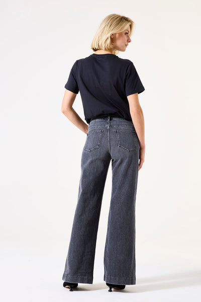 T-SHIRT GARCIA "METAL" ANTHRACITE (I50201)