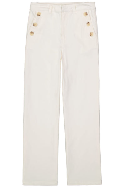 PANTALON GARCIA "BOUTONS" OFF WHITE (40310)