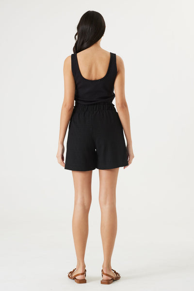 CAMISOLE GARCIA "BOUTONS" BLACK (40221)