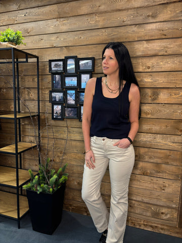 JEANS CREAM "SOPHIA COCO FIT" OATMEAL