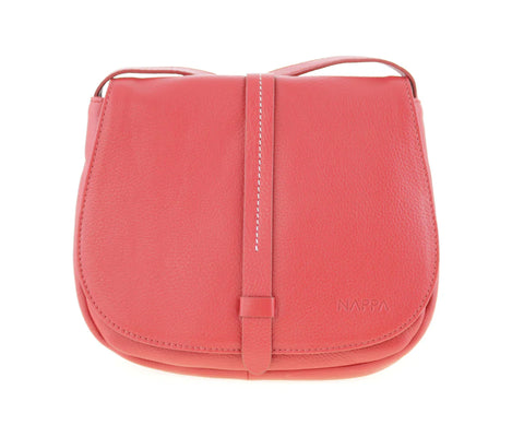 SAC BANDOULIÈRE NAPPA "LUANA" RED