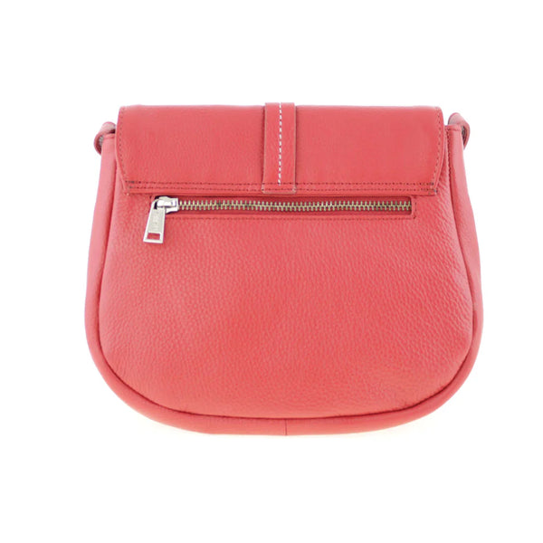 SAC BANDOULIÈRE NAPPA "LUANA" RED