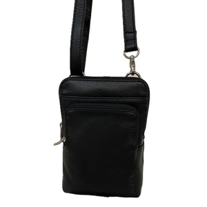 PETIT SAC BANDOULIÈRE NAPPA "DUBLIN" BLACK