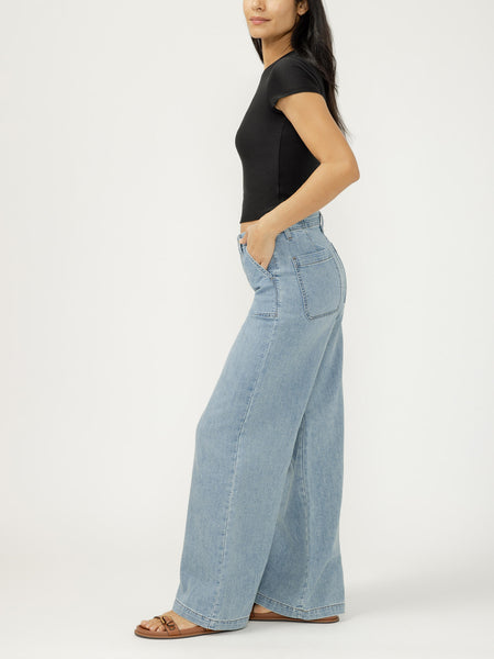 JEANS SILVER 31 POUCES "KNIT FLEX" CRICKETS 201