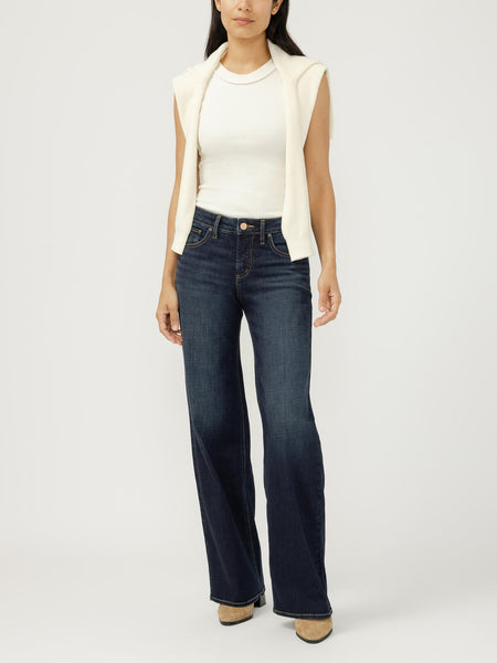 JEANS SILVER 33 POUCES "SUKI WIDE" HOLE (484)
