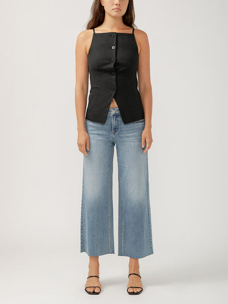 JEANS SILVER "SUKI WIDE ANKLE" INDIGO 263