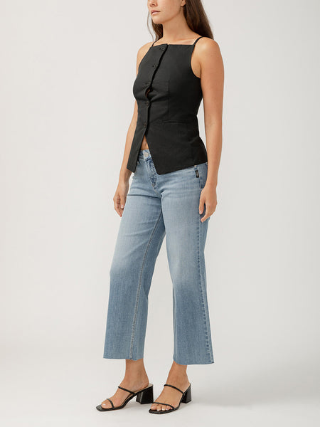 JEANS SILVER "SUKI WIDE ANKLE" INDIGO 263