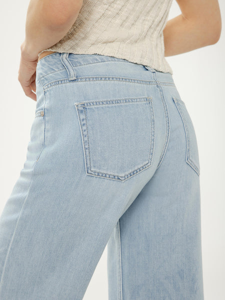 JEANS SILVER 33 POUCES "SUKI WIDE LEG" DREE 114