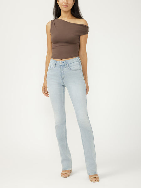 JEANS SILVER "AVERY SLIM BOOT" PARADISE COVE 199