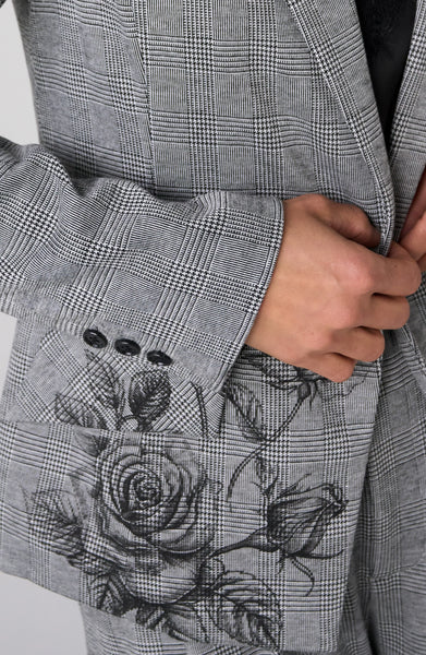VESTON LIVERPOOL "PLAID" BLACK FLOWERS (LM1D00TL9P36)