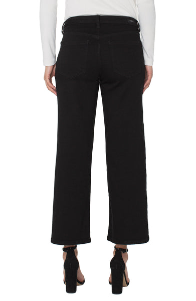 JEANS LIVERPOOL "STRIDE CROP" BLACK (LM4383EX)