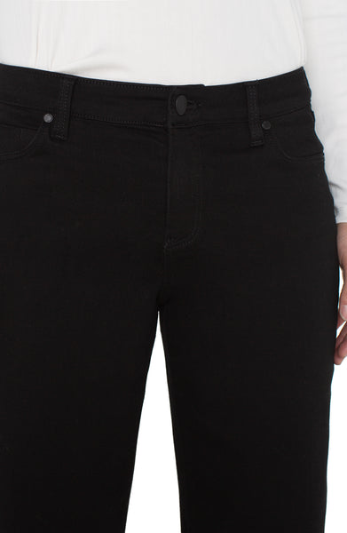 JEANS LIVERPOOL "STRIDE CROP" BLACK (LM4383EX)