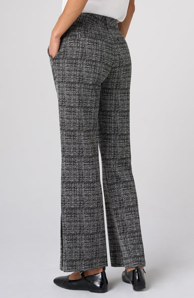 PANTALON LIVERPOOL "TROUSER" BLACK TWEED PRINT (LM4765TL92)