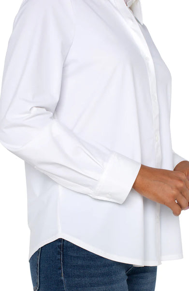 CHEMISE LIVERPOOL "EXTENSIBLE" WHITE