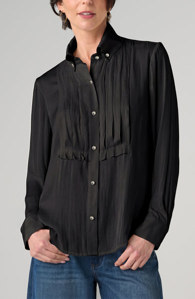 CHEMISE LIVERPOOL "TUXEDO" BLACK (LM8L56PS3)
