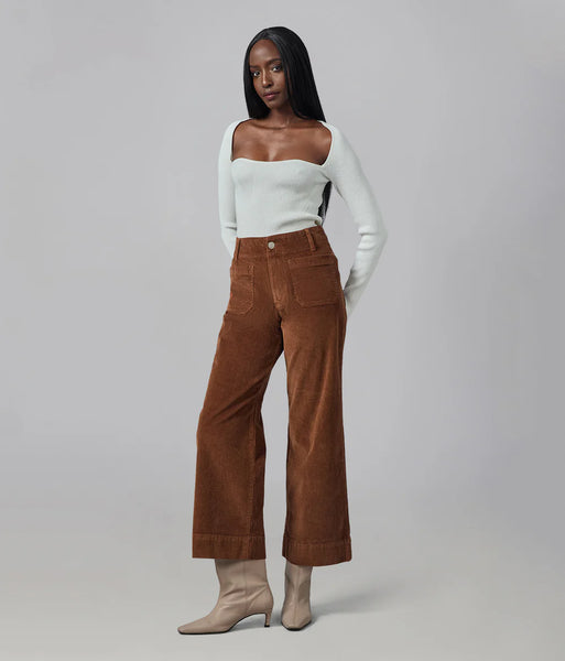 PANTALON LOLA JEANS "COLETTE CORDUROY" BLAZED BROWN