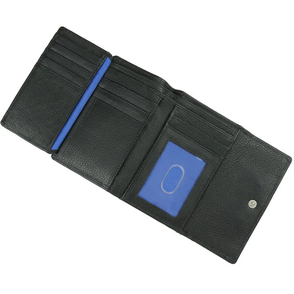 PORTEFEUILLE NAPPA "MINI EMMA" BLACK