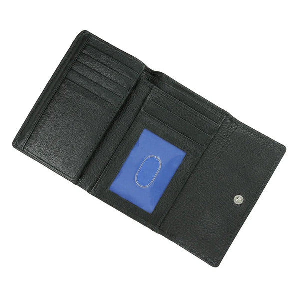 PORTEFEUILLE NAPPA "MINI EMMA" BLACK