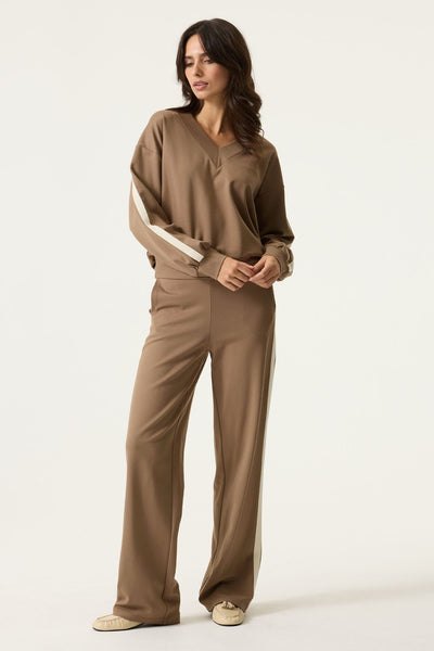 CHANDAIL GARCIA "V-NECK" SOFT TAUPE (N260262)