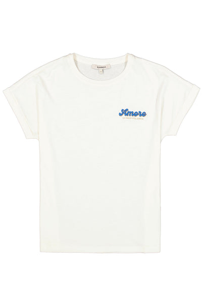 T-SHIRT GARCIA "AMORE" OFF WHITE (O260001)