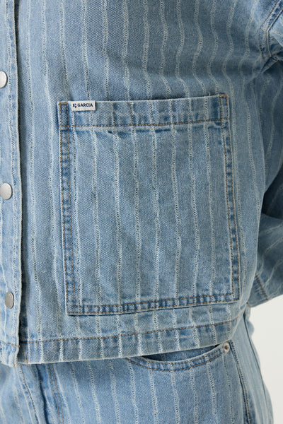 JACKET GARCIA "ORIGINAL " DENIM BLUE (O260091)