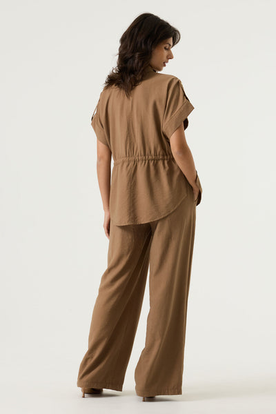 VESTE GARCIA "BOUTONS" SOFT TAUPE (O260096)