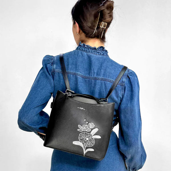 SAC À DOS ESPE "ORCHID" BLACK