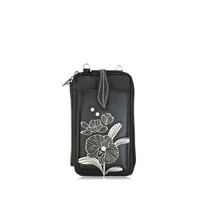 MINI SAC ESPE "ORCHID SMARTPHONE" BLACK