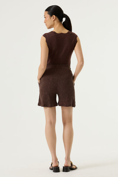CAMISOLE GARCIA "TRICOT" EARTH BROWN (P260220)