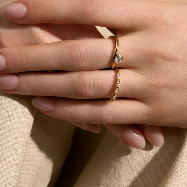 BAGUE MIA "MAVE" DORÉ