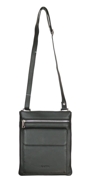 SAC BANDOULIÈRE NAPPA "PENNY" BLACK