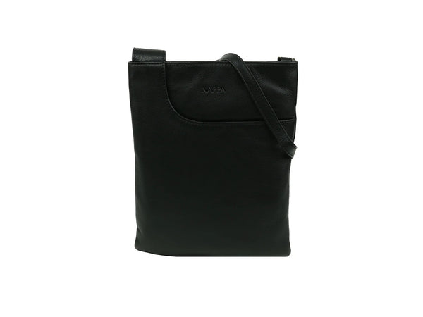SAC BANDOULIÈRE NAPPA "PHOEBE" BLACK