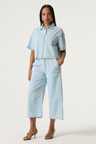 PANTALON GARCIA "MORNING BLUE" (Q260112)