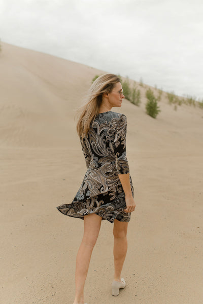 ROBE RIEN NE SE PERD "MATTAWIN" PAISLEY