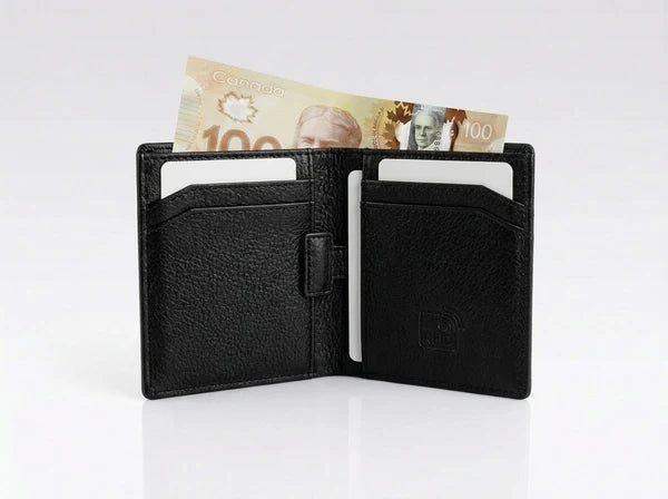 PORTE-FEUILLE NAPPA "SKINNY SLEEVE" BLACK