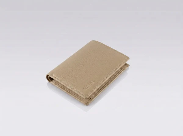 PORTE-FEUILLE NAPPA "SKINNY SLEEVE" CAMEL