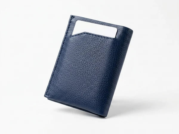 PORTE-FEUILLE NAPPA "SKINNY SLEEVE" PATRIOT BLUE