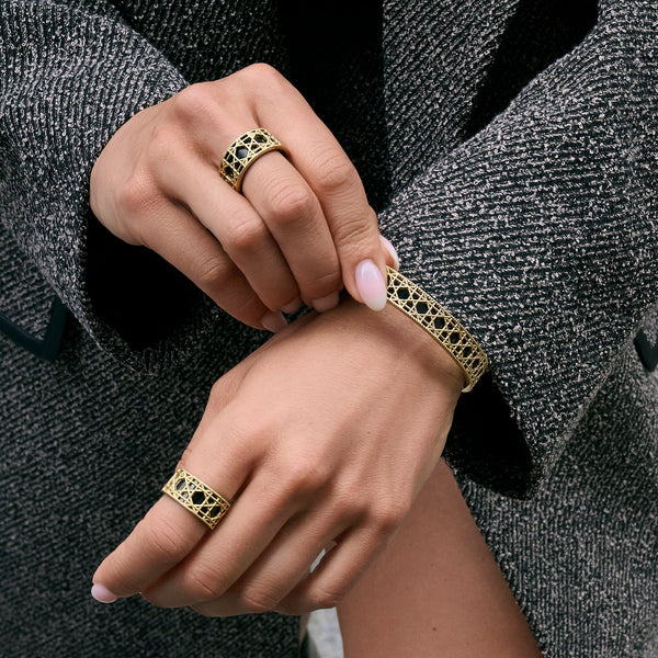 BAGUE MIA "NOOR" DORÉ