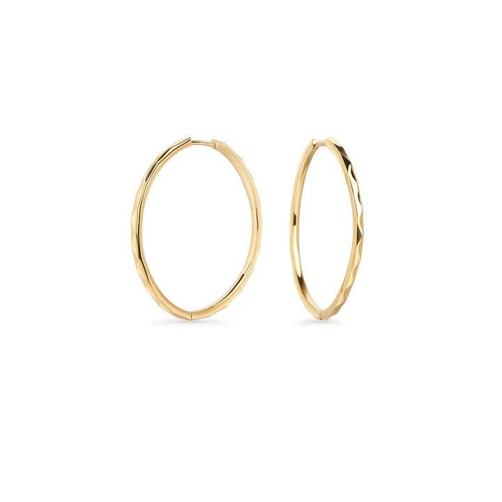 ANNEAUX MIA "JADE LARGE" DORÉ