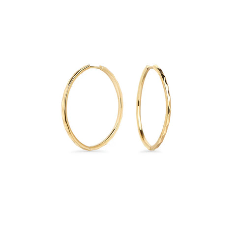 ANNEAUX MIA "JADE LARGE" DORÉ