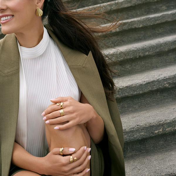 BAGUE MIA "CAELIA" DORÉ