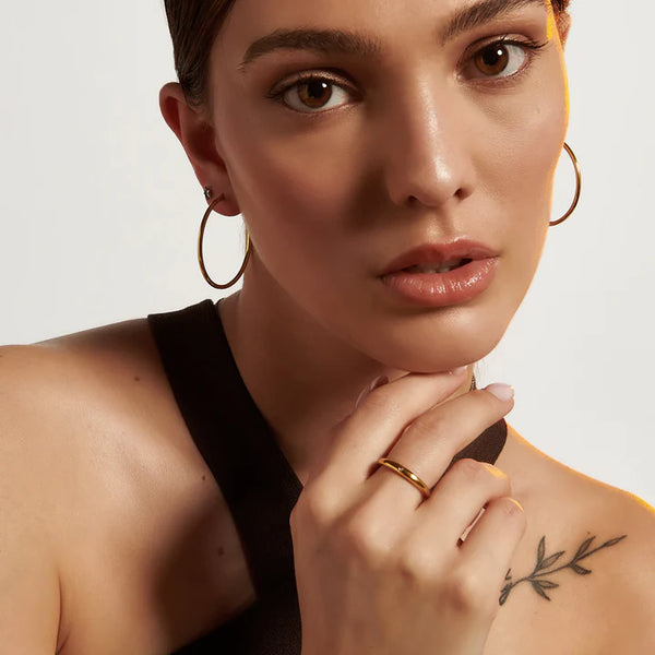 ANNEAUX MIA "MIMOSA" DORÉ