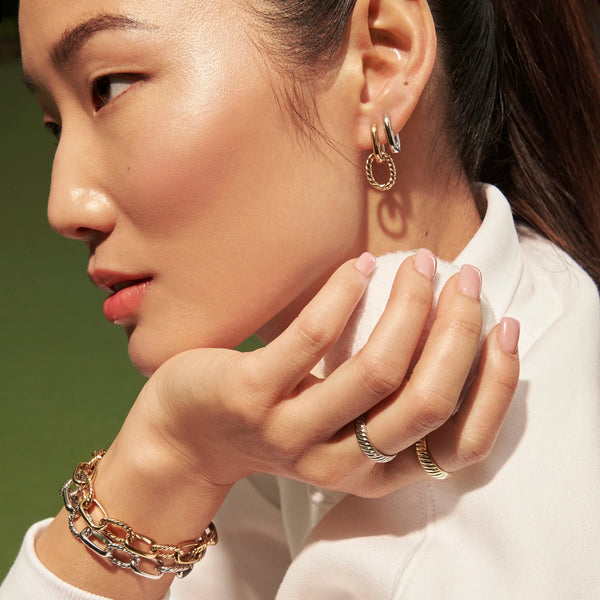 BOUCLES D'OREILLES MIA "CECILIA" DORÉ