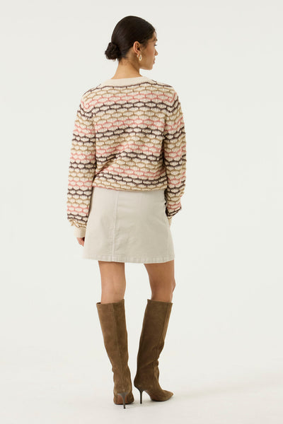CHANDAIL GARCIA "TRICOT PINK PATTERN" (T260248)