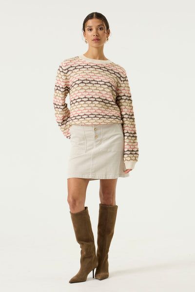 CHANDAIL GARCIA "TRICOT PINK PATTERN" (T260248)
