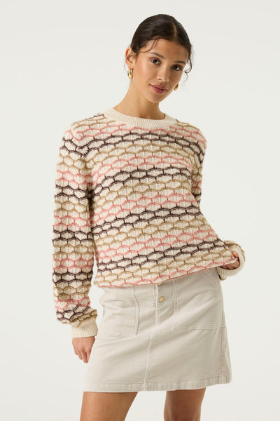 CHANDAIL GARCIA "TRICOT PINK PATTERN" (T260248)