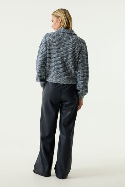 CARDIGAN GARCIA "MULTI BLUE" (U260051)