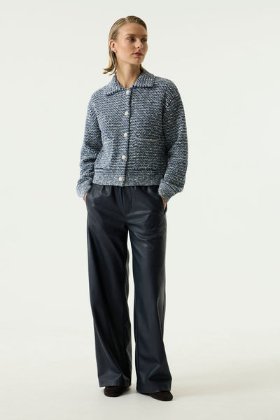 CARDIGAN GARCIA "MULTI BLUE" (U260051)