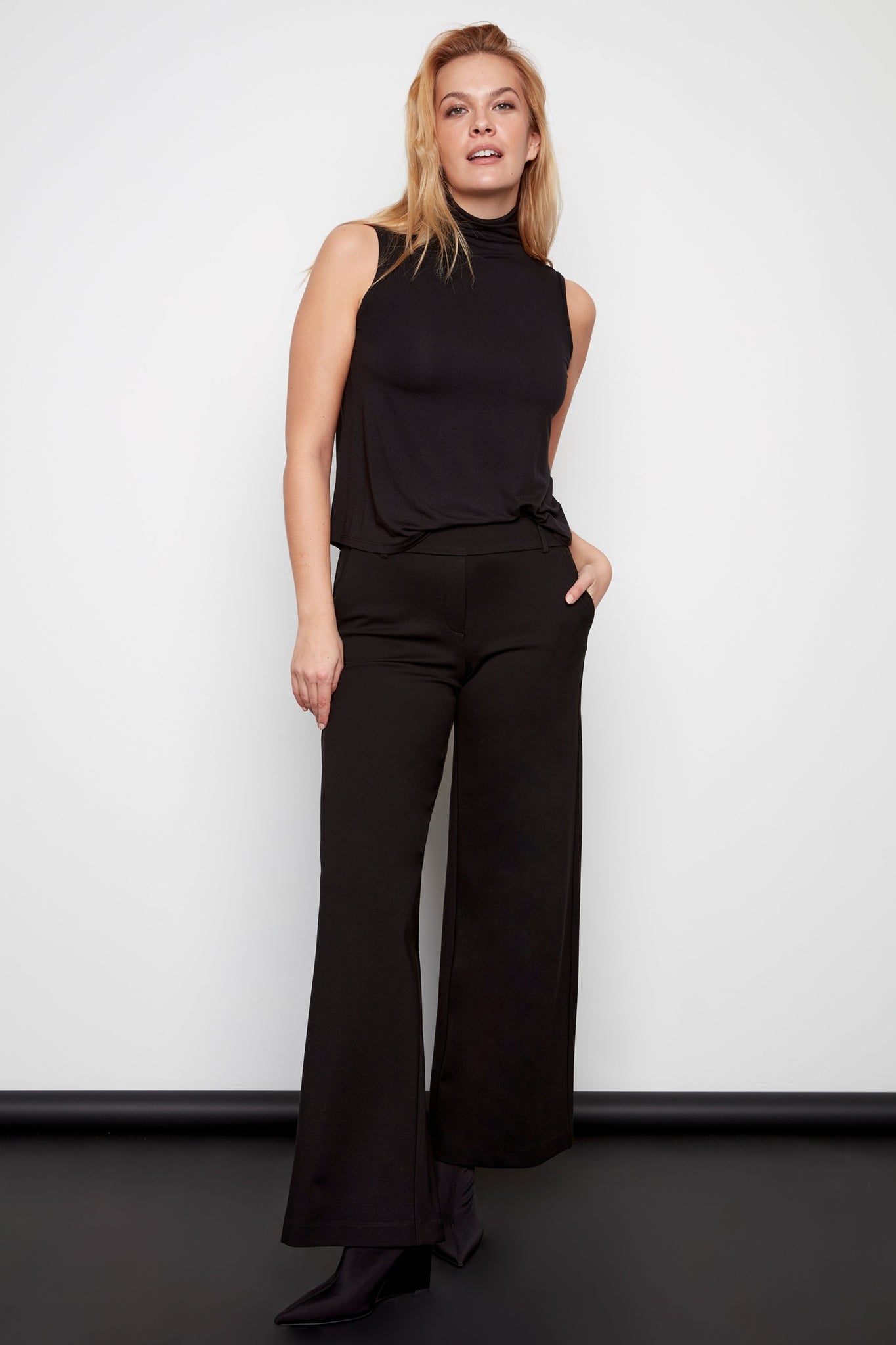 PANTALON ILTM "WIDE BLACK" (426012)