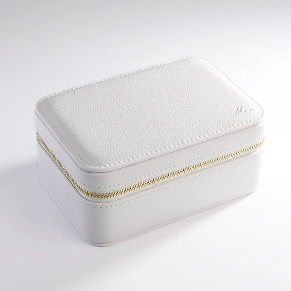 BOÎTE À BIJOUX MIA "RECTANGLE" BLANC